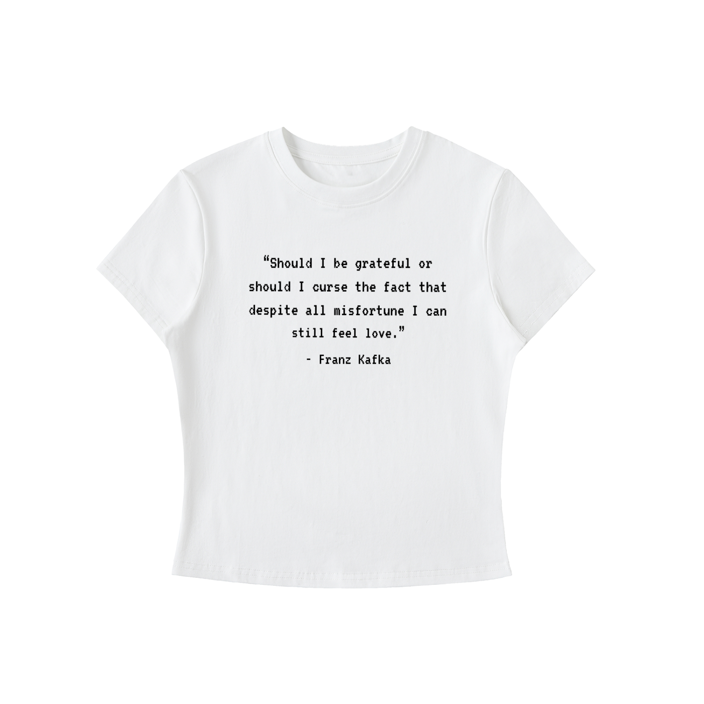 Kafka - Bodycon Crewneck T-Shirt